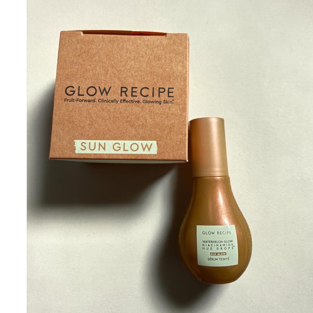 Glow Recipe - Watermelon Glow Niacinamide Hue Drops - Sun Glow Tinted Serum *NEW - Picture 2 of 4